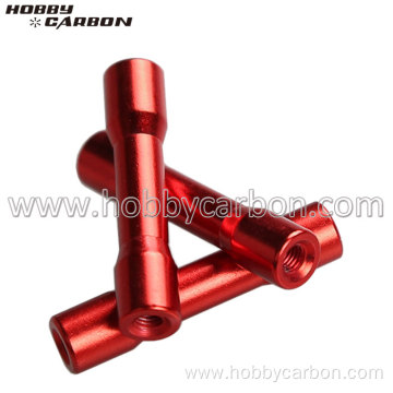 Red M3 Round-step Aluminum Standoffs